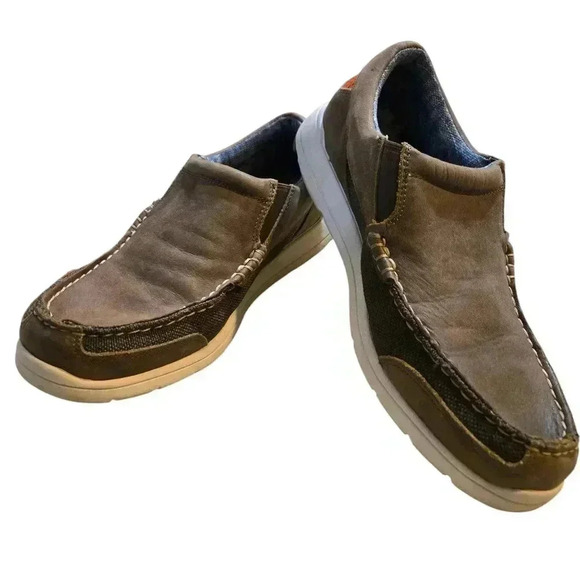 Tommy Bahama Paradise Around Dark Brown Men's Shoes Size 8 - Picture 1 of 4